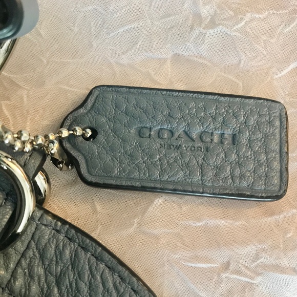 Coach F23537 Blue Pebbled Leather Small Lexy Convertible Shoulder Bag - Picture 3 of 8